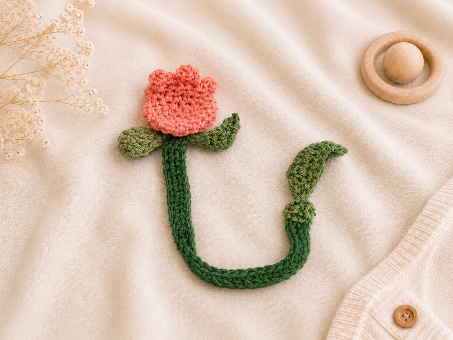 Handcrafted Crochet Flower Gift Basket