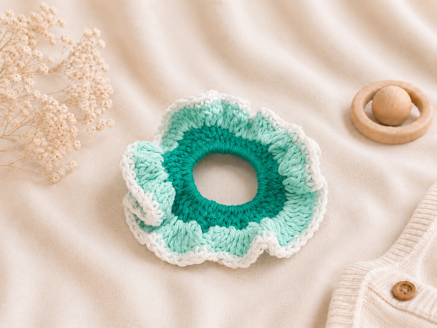Handcrafted Crochet Flower Gift Basket