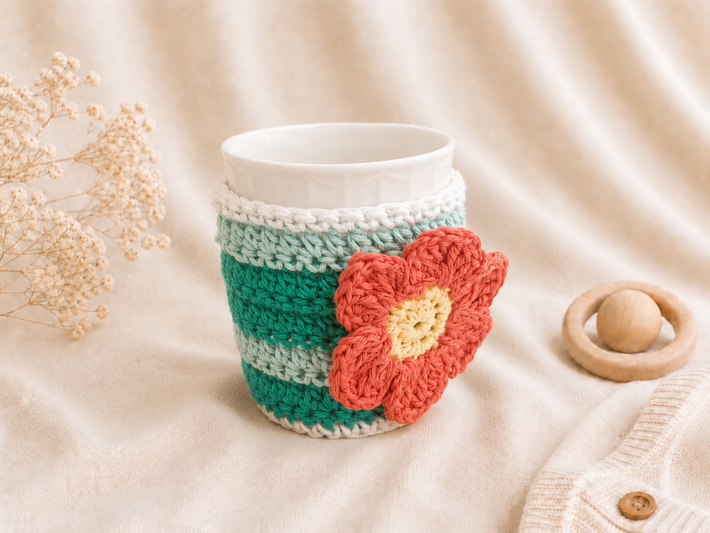 Handcrafted Crochet Flower Gift Basket