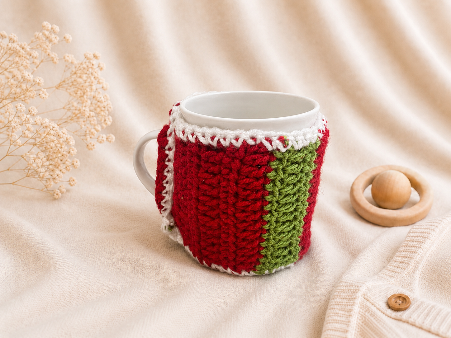 Handcrafted Crochet Holiday Gift Basket