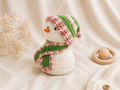Handcrafted Crochet Snowman Decor