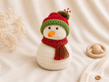 Handcrafted Crochet Snowman Decor