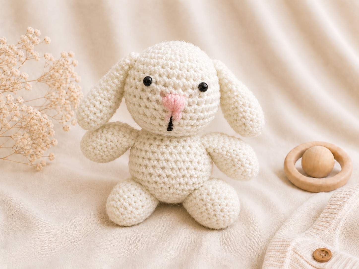 Handcrafted Crochet Bunny