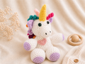 Handcrafted Crochet Unicorn Collectible